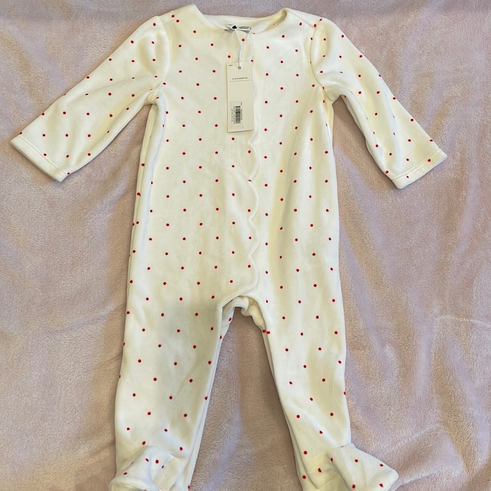 Janie and Jack polka dot pj